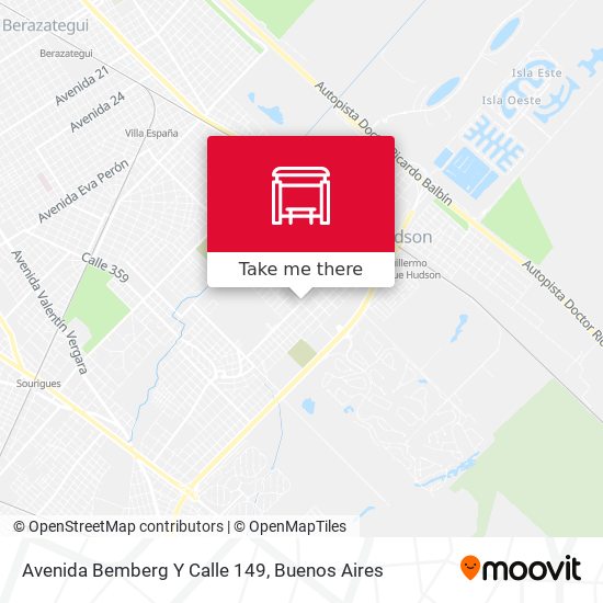 Mapa de Avenida Bemberg Y Calle 149