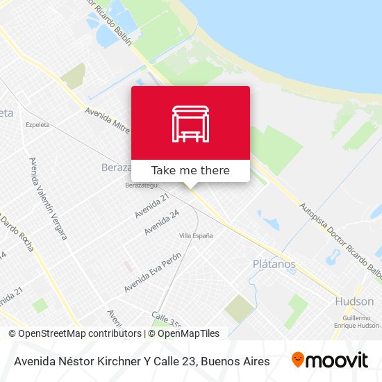 Avenida Néstor Kirchner Y Calle 23 map