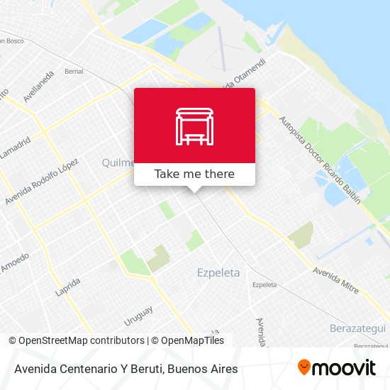 Avenida Centenario Y Beruti map