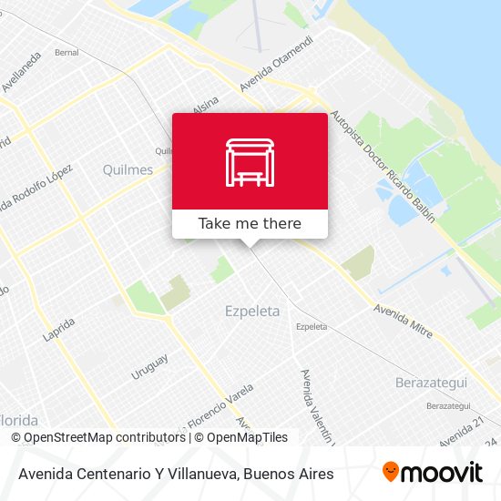 Avenida Centenario Y Villanueva map