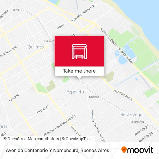 Mapa de Avenida Centenario Y Namuncurá