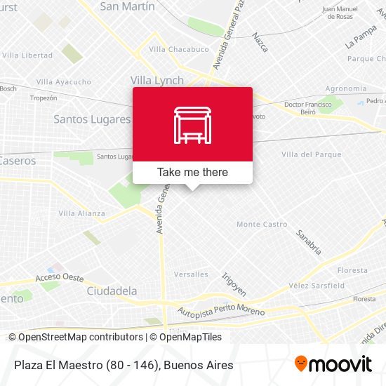 Plaza El Maestro (80 - 146) map