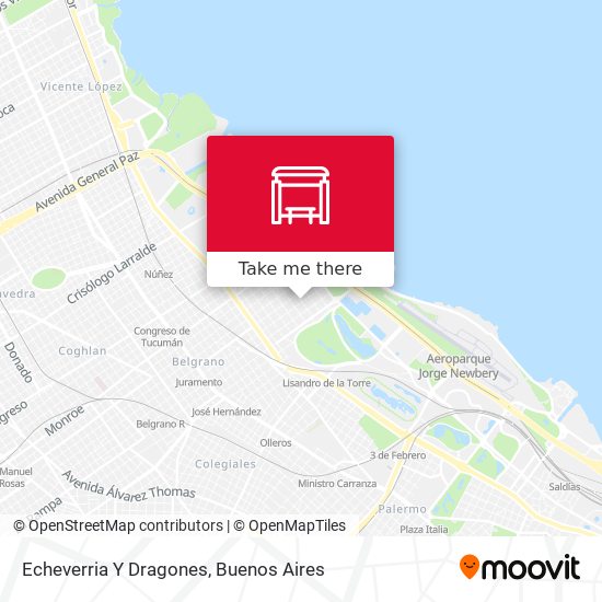 Echeverria Y Dragones map