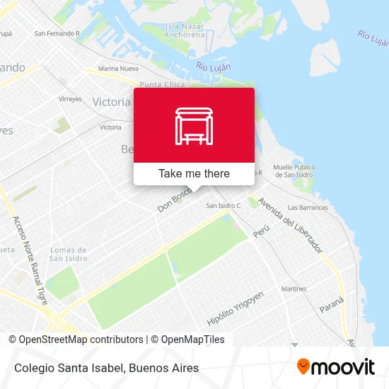 Colegio Santa Isabel map