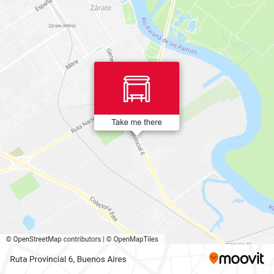 Ruta Provincial 6 map