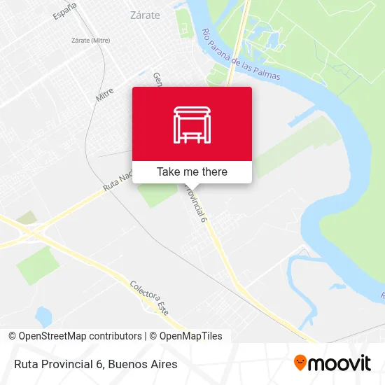 Ruta Provincial 6 map