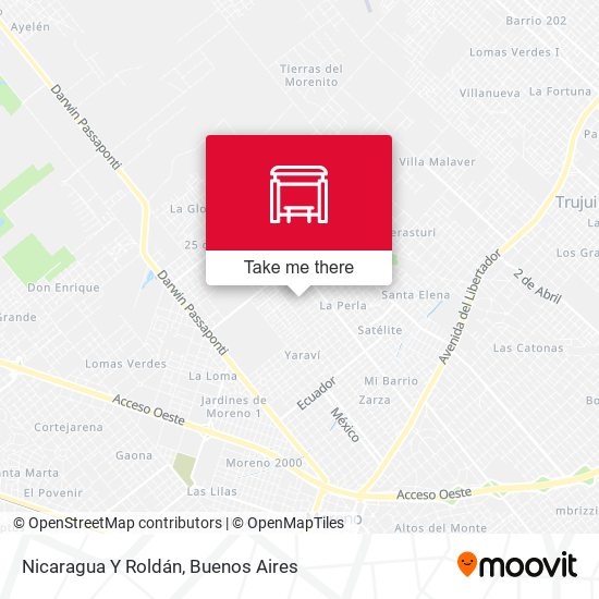 Nicaragua Y Roldán map