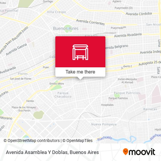 Mapa de Avenida Asamblea Y Doblas
