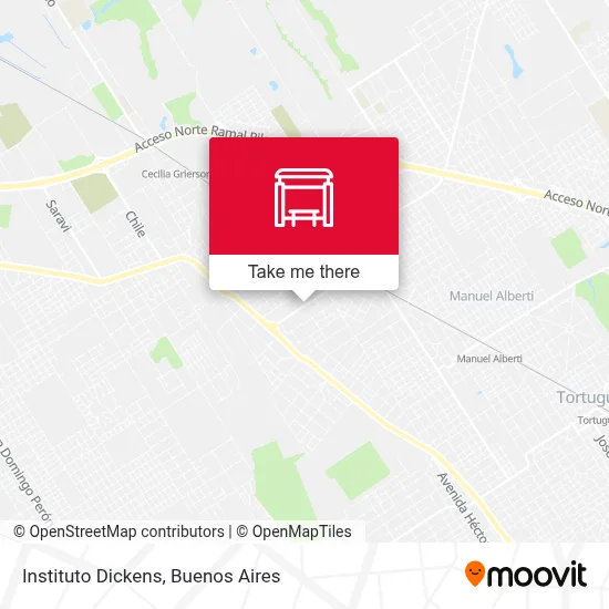 Instituto Dickens map