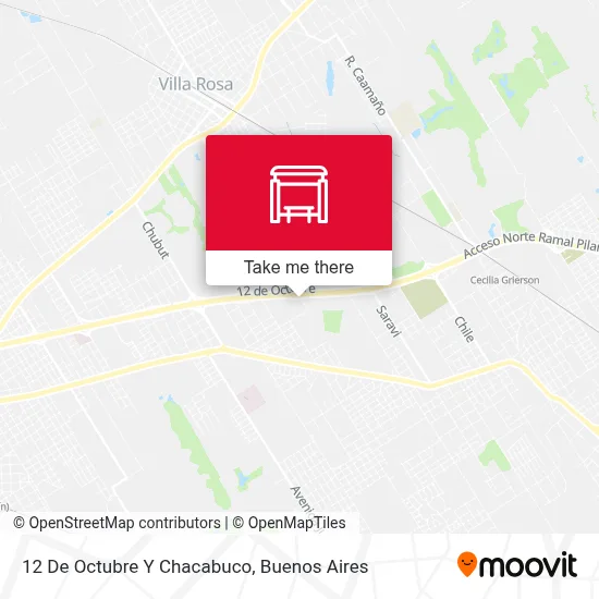12 De Octubre Y Chacabuco map