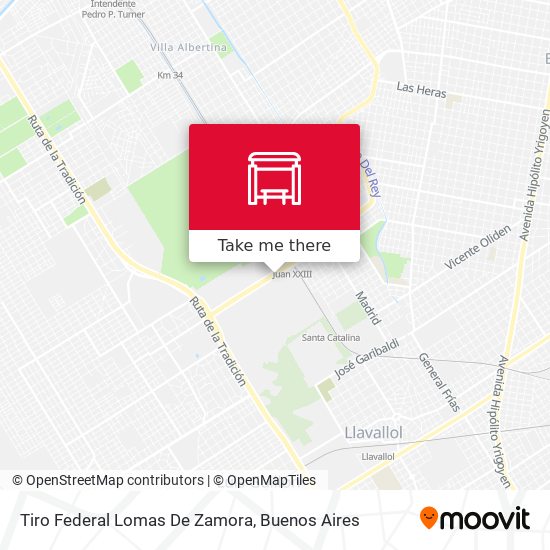 Tiro Federal Lomas De Zamora map