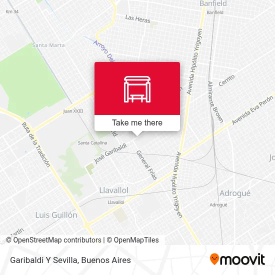 Garibaldi Y Sevilla map