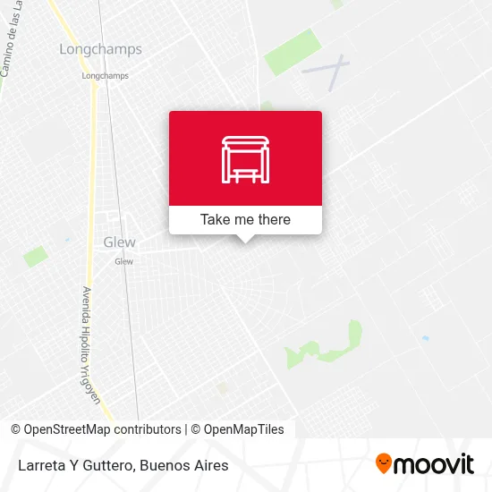 Larreta Y Guttero map