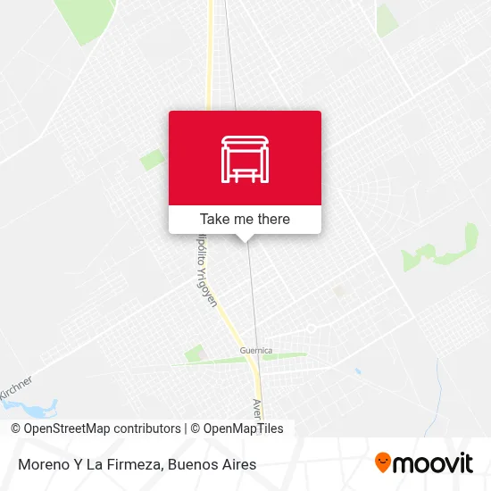 Moreno Y La Firmeza map