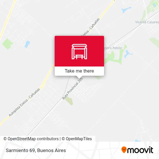 Sarmiento 69 map