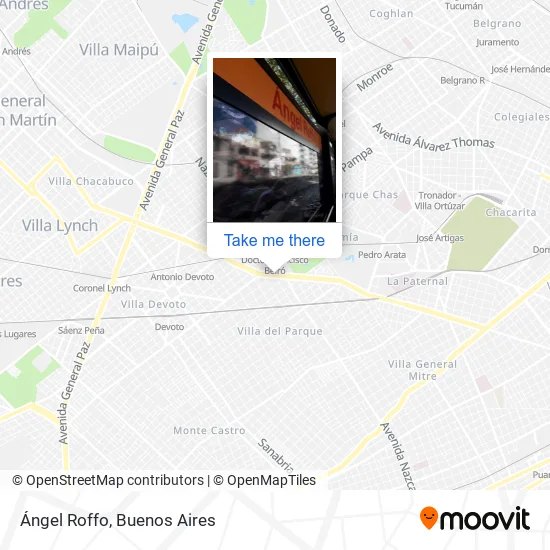 Mapa de Ángel Roffo