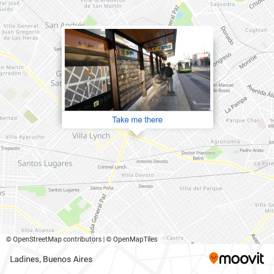 Ladines map