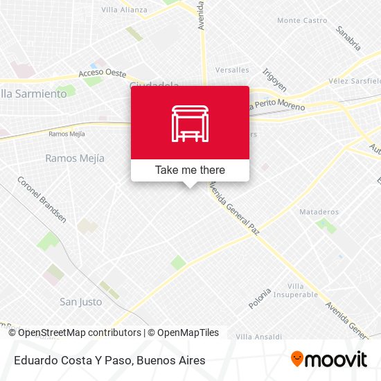Eduardo Costa Y Paso map