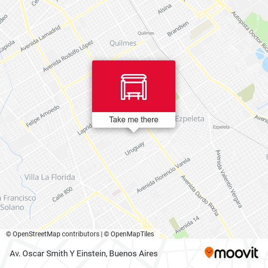 Mapa de Av. Oscar Smith Y Einstein
