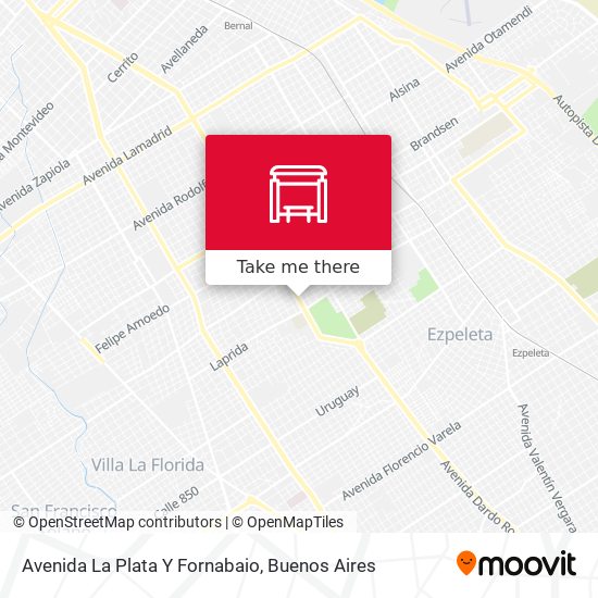 Mapa de Avenida La Plata Y Fornabaio