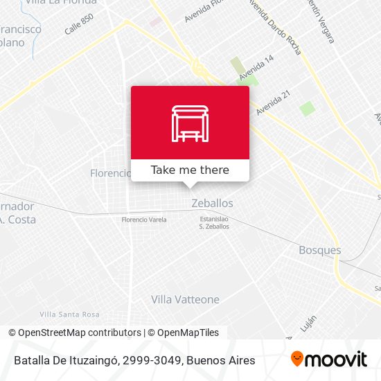 Batalla De Ituzaingó, 2999-3049 map