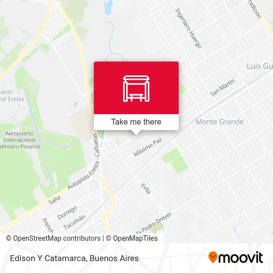 Edison Y Catamarca map
