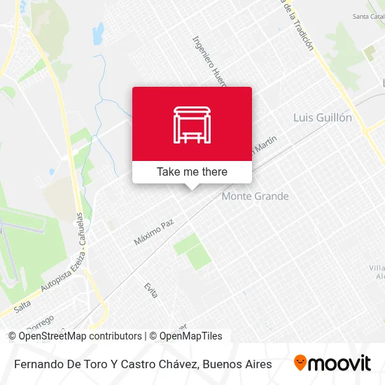 Fernando De Toro Y Castro Chávez map