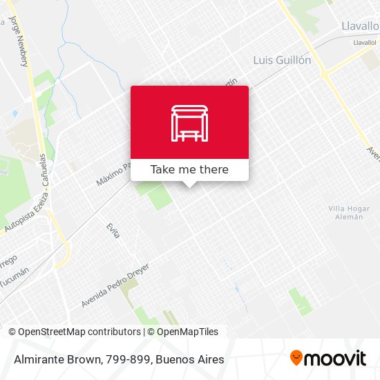 Mapa de Almirante Brown, 799-899