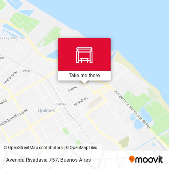 Mapa de Avenida Rivadavia 757