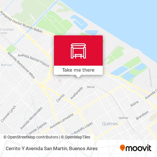 Cerrito Y Avenida San Martín map