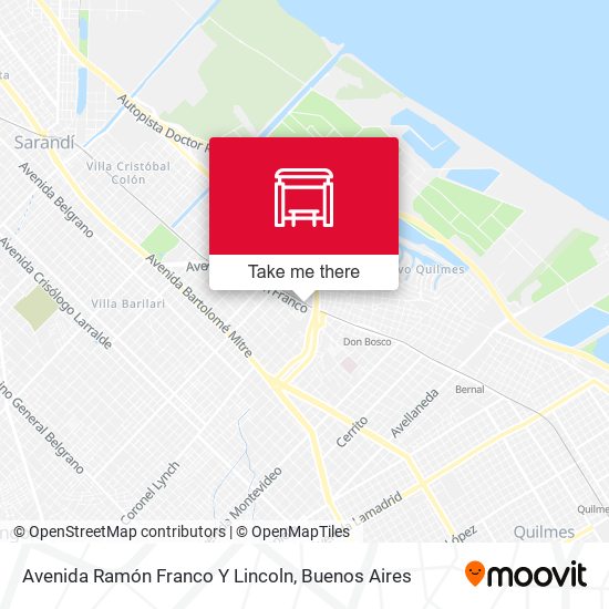 Avenida Ramón Franco Y Lincoln map