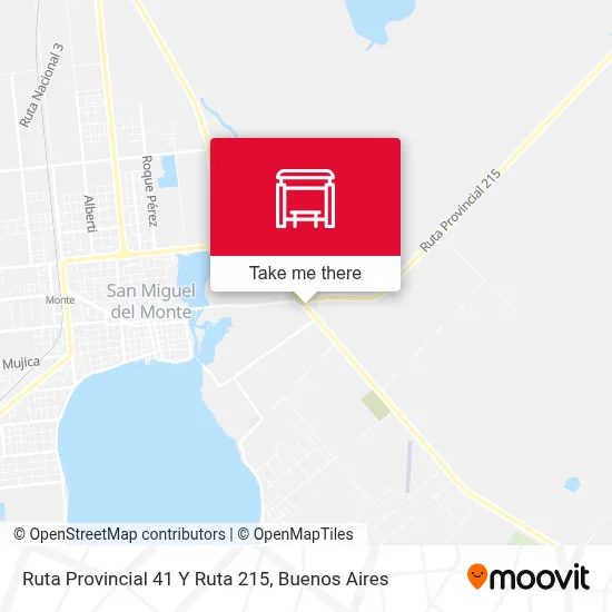 Ruta Provincial 41 Y Ruta 215 map
