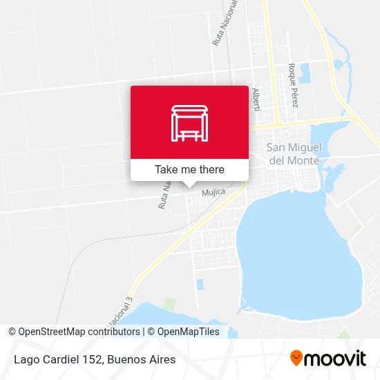 Lago Cardiel 152 map