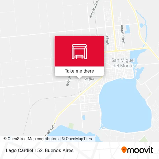 Lago Cardiel 152 map