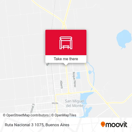 Ruta Nacional 3 1075 map