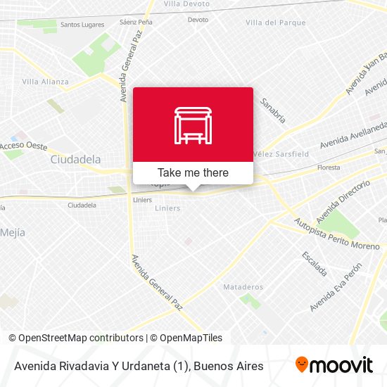 Mapa de Avenida Rivadavia Y Urdaneta (1)