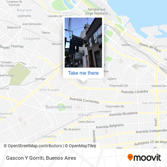 Gascon Y Gorriti map