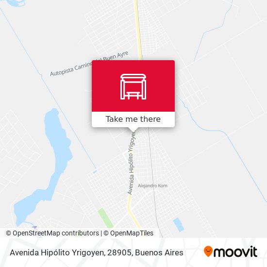 Avenida Hipólito Yrigoyen, 28905 map