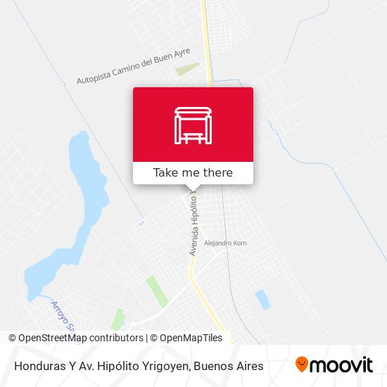 Honduras Y Av. Hipólito Yrigoyen map