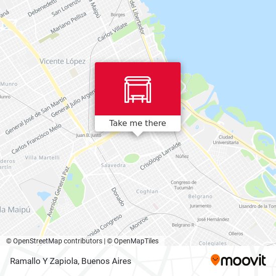 Mapa de Ramallo Y Zapiola