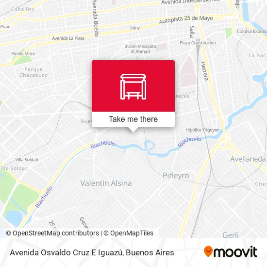 Mapa de Avenida Osvaldo Cruz E Iguazú