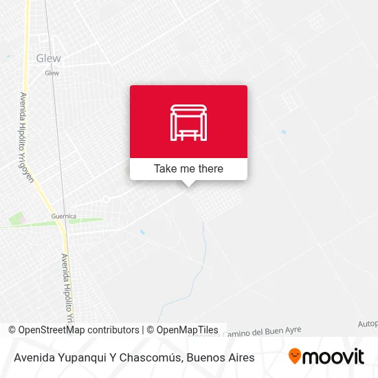 Avenida Yupanqui Y Chascomús map