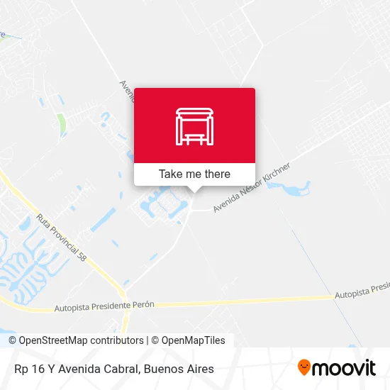Rp 16 Y Avenida Cabral map