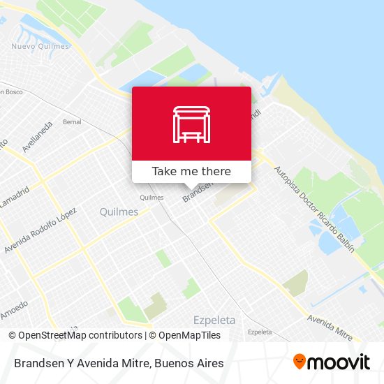 Brandsen Y Avenida Mitre map