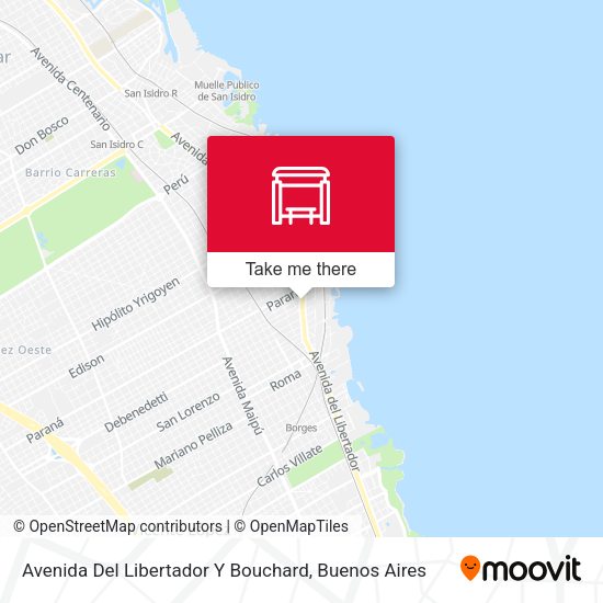 Avenida Del Libertador Y Bouchard map