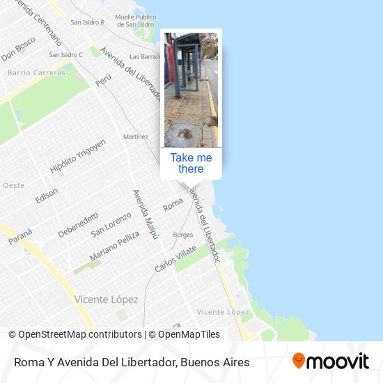 Roma Y Avenida Del Libertador map