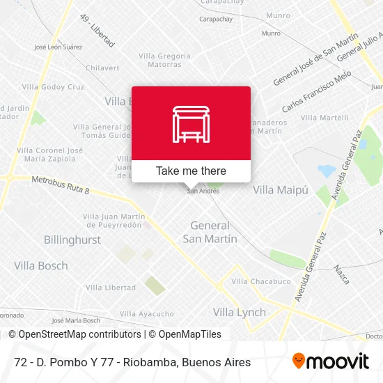 72 - D. Pombo Y 77 - Riobamba map