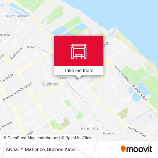 Alvear Y Matienzo map