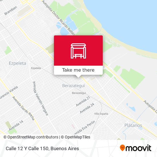 Mapa de Calle 12 Y Calle 150