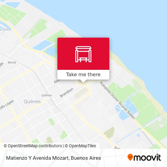 Matienzo Y Avenida Mozart map